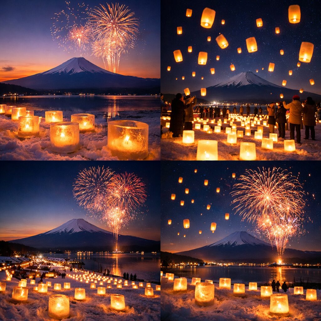 山中湖アイスキャンドルフェスティバル