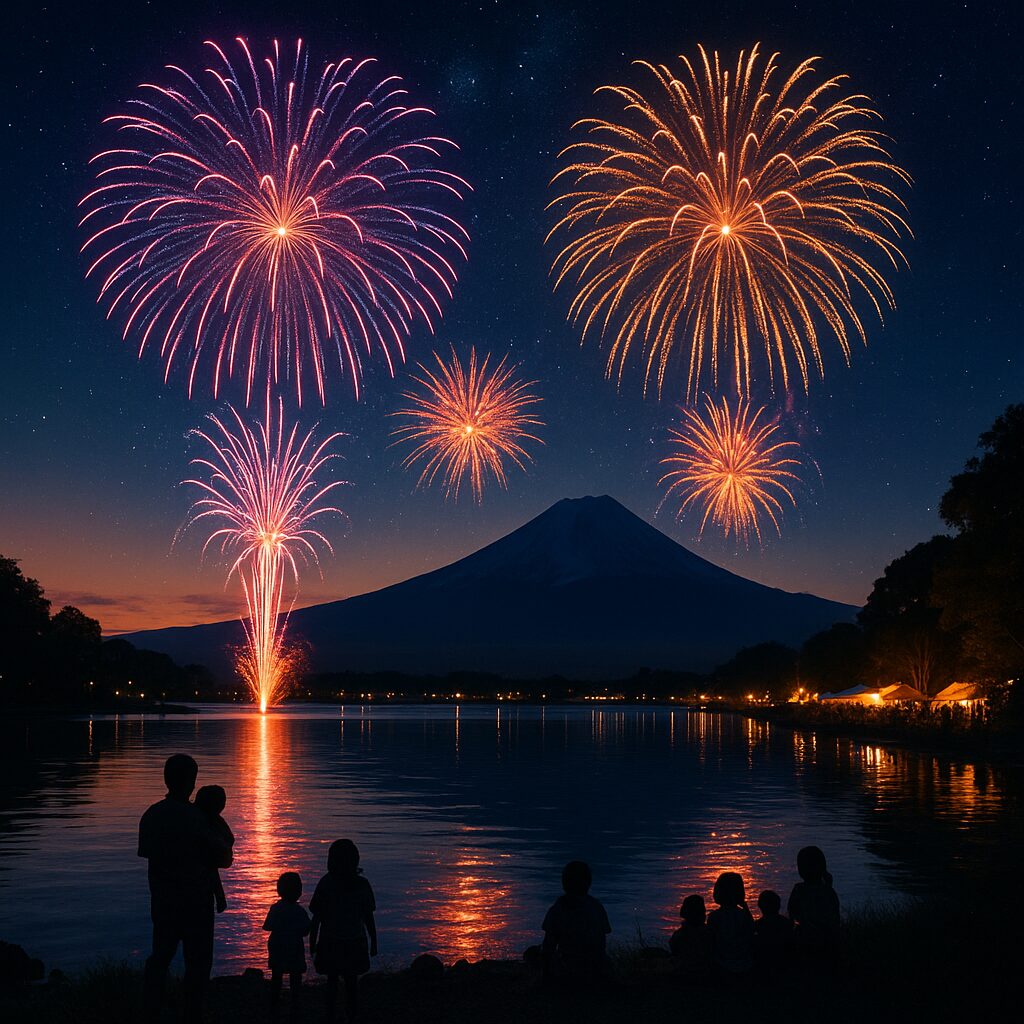 河口湖湖上祭