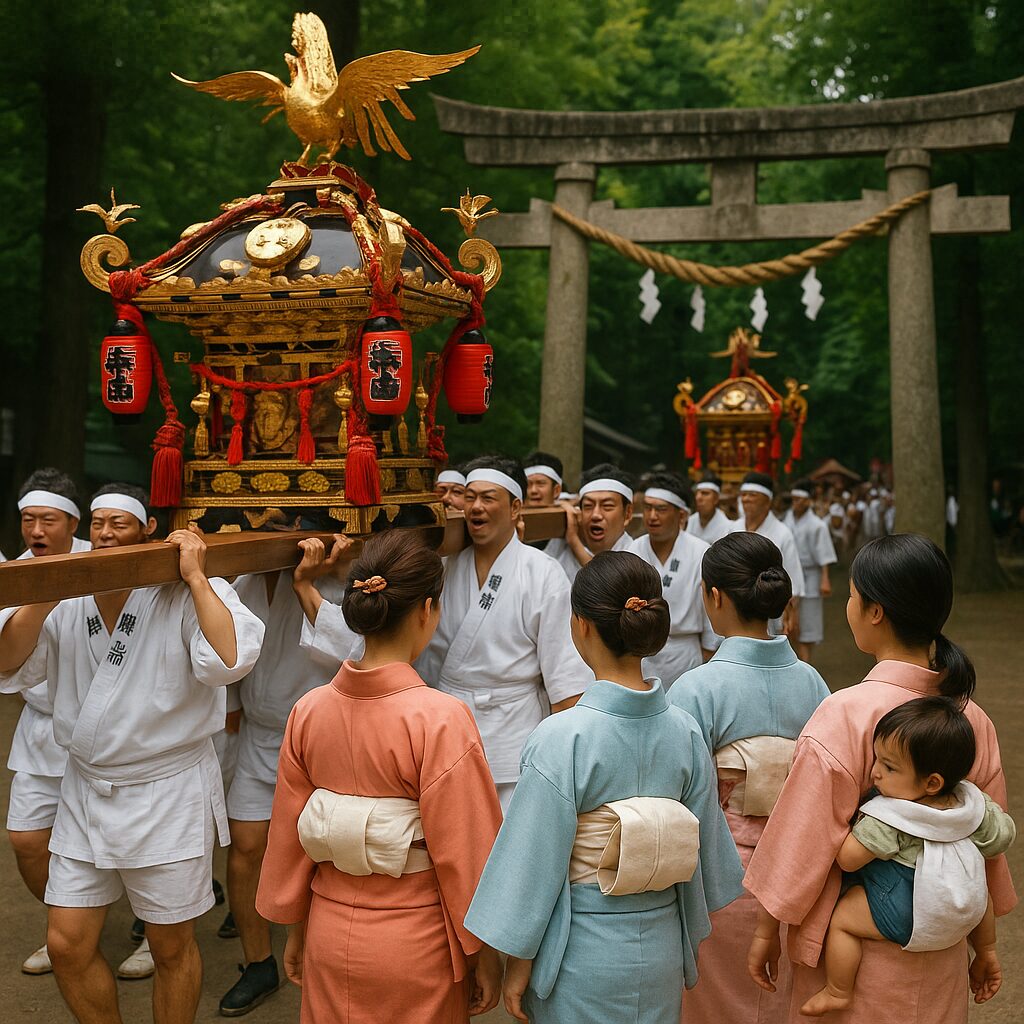 安産祭り(山中諏訪神社)