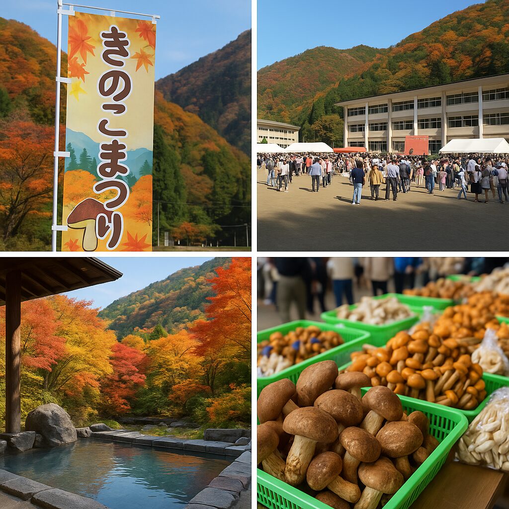 奥山梨はやかわ きのこまつり